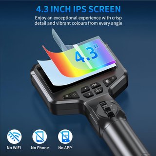 DCOTIVYZ Endoscopio 1080p Pantalla 4,3'' 6.3mmIP67