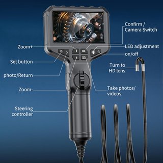 DCOTIVYZ Endoscopio 1080p Pantalla 4,3'' 6.3mmIP67