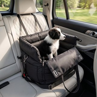 LIROPAU Asiento Perros Pequeños Coche hasta 13.6kg