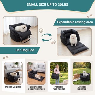 LIROPAU Asiento Perros Pequeños Coche hasta 13.6kg