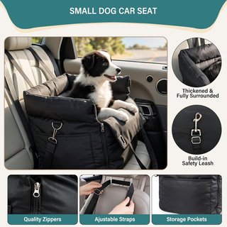 LIROPAU Asiento Perros Pequeños Coche hasta 13.6kg