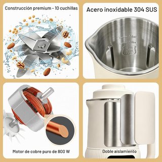 ARICECK Z6 Máquina Leche Vegetal 8 en 1 1.2L 800w