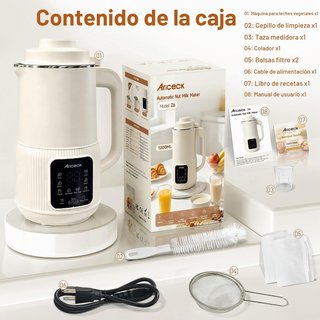 ARICECK Z6 Máquina Leche Vegetal 8 en 1 1.2L 800w