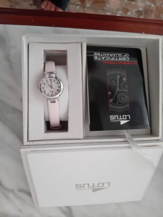 Reloj Lotus niña rosa y plateado