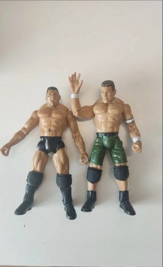 Lote WWE - Camisetas / Figuras / Cromos