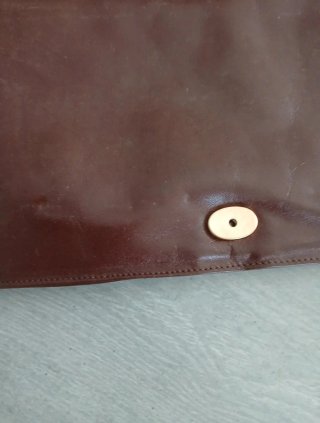 Pochette vintage vera pelle pitone
