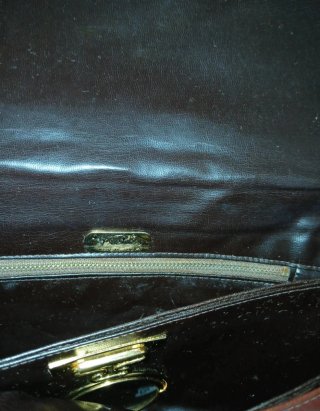 Pochette vintage vera pelle pitone