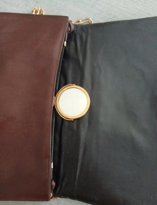 Pochette vintage vera pelle pitone