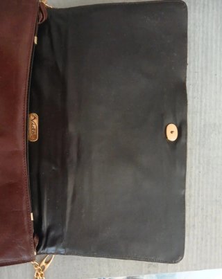Pochette vintage vera pelle pitone