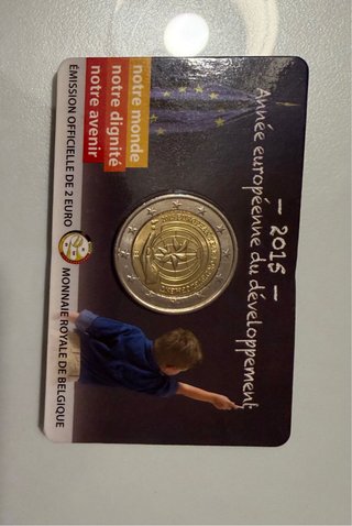 Coincard 2 Euros Bélgica 2015