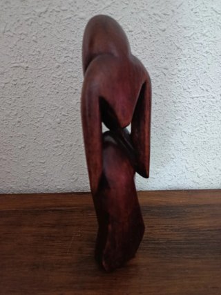 Figura El Pensador de Madera