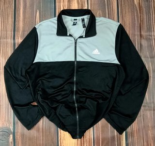Chaqueta Chándal adidas Negra y Gris XL