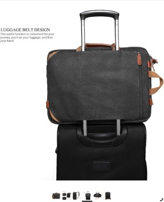 Mochila CoolBELL convertible para viaje