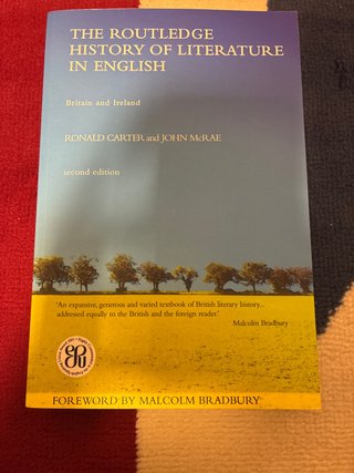 The Routledge History of Literature in English ...