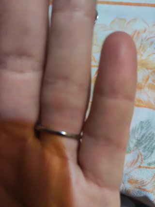 Anello  blu taglio rettangolare
