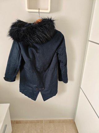 Parka Azul Zara Talla 11-12