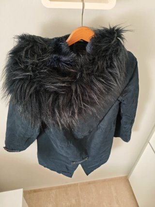 Parka Azul Zara Talla 11-12