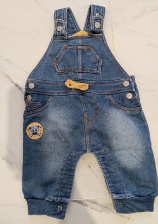 Salopette jeans neonato Primigi 3 mesi