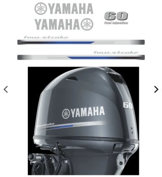 Pegatinas para Motor Yamaha 60cv Four Stroke