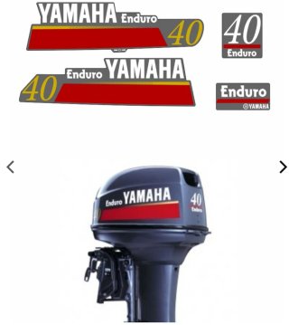 Set de Pegatinas para Motor Yamaha Enduro 40