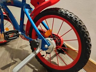 Bicicleta Infantil Spiderman 16 pulgadas ruedines