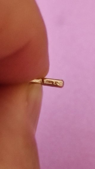 Collana vintage con chiusura in oro