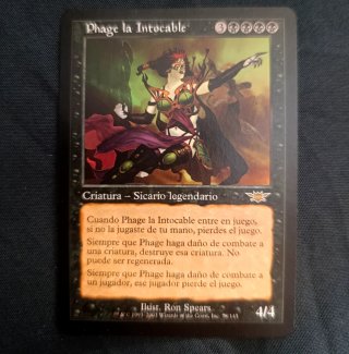 Carta Magic Phage la Intocable legiones pantano