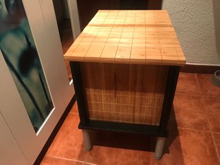Mueble auxiliar bambú