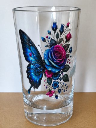 Vaso Artesanal de Vidrio Reciclado
