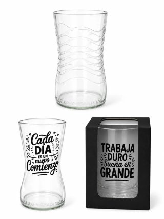Vaso Artesanal de Vidrio Reciclado