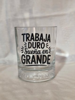 Vaso Artesanal de Vidrio Reciclado