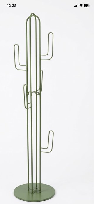 Perchero de Pie Cactus Verde Oliva