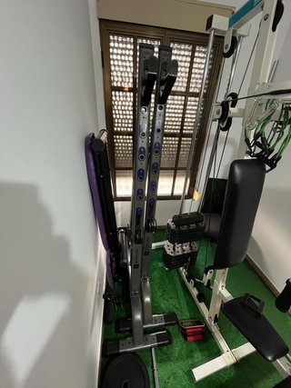 Soporte de pie para barra DOMYOS