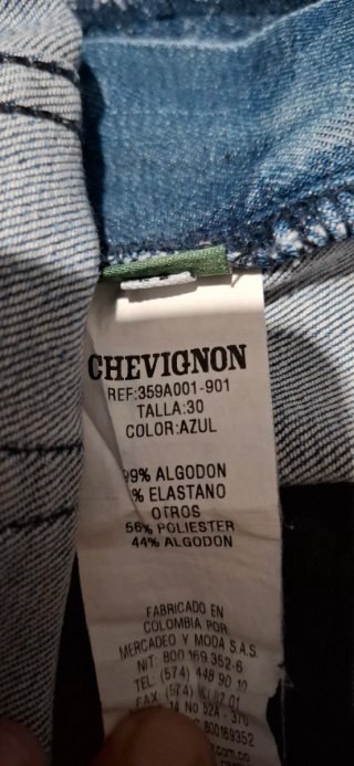 Bermudas Vaqueras Chevignon Talla 30