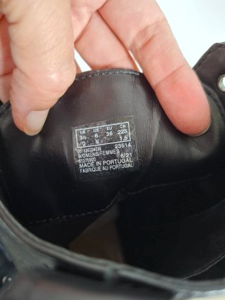 Botas Clarks Piel Negra Talla 36