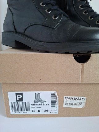 Botas Clarks Piel Negra Talla 36