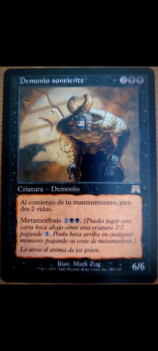Carta Magic: Demonio sonriente embestida pantano