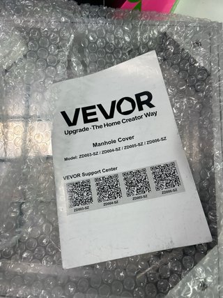 VEVOR Tapa de Alcantarilla 30x30 cm