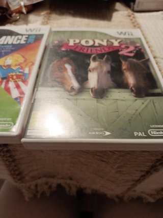 Lote 3 Juegos Wii: Just Dance y Pony Friends 2