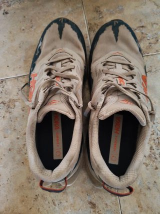 Hoka Torrent 4 Zapatillas Trekking Beige/Verde