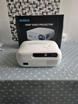 Proyector Wimius 1080P Blanco