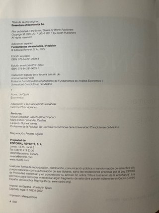 Fundamentos de Economía