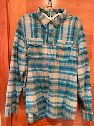 Camisa Oakley M Cuadros Manga Larga 100% algodón