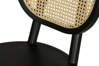Silla HKliving Rattan Negra