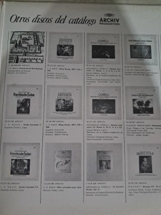 Vinili di Musica Classica Bach e Coral