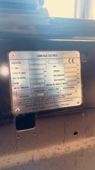 Carretilla elevadora eléctrica industrial
