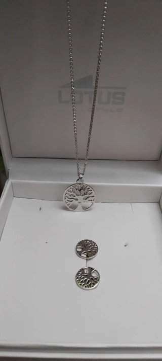 Pendientes Lotus Silver Árbol de la Vida
