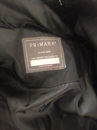 Abrigo acolchado niña Primark Talla M