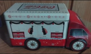 Camioncino di lamiera Coca-Cola