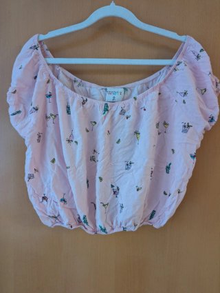 Top Compañía Fantástica Rosa Talla M